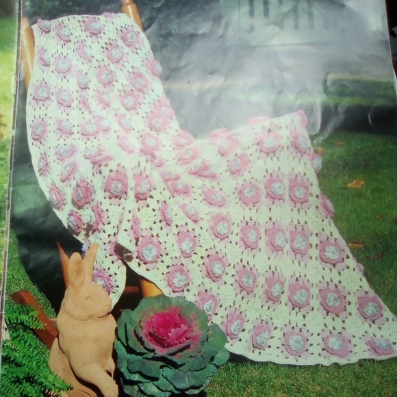 Vintage Brunswick Keepsake Afghans to Crochet & Knit Crocheting Knitting - Picture 5 of 8